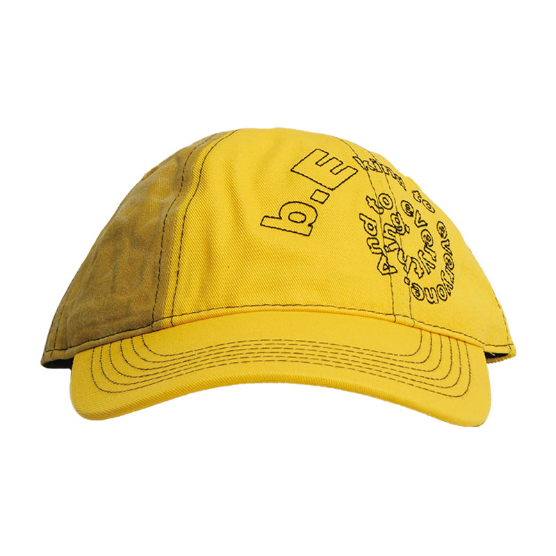 b.Eautiful(ビューティフル)/ B-Turn Low Profile Hat -YELLOW/BLACK-