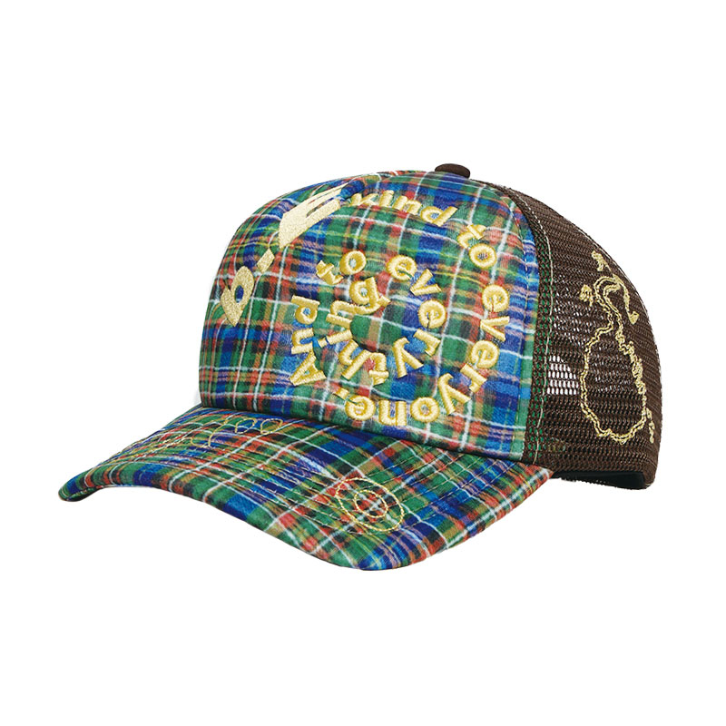 b.Eautiful(ビューティフル)/ Bi Foam Trucker Hat -HIGHLAND TARTAN-