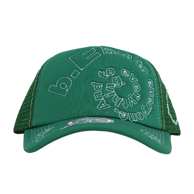 b.Eautiful(ビューティフル)/ Bi Foam Trucker Hat -GREEN-