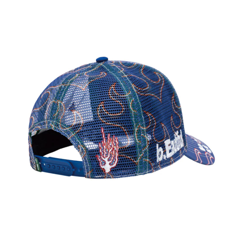 b.Eautiful(ビューティフル)/ Biyu Hat -WHITE FLAME/BLUE-