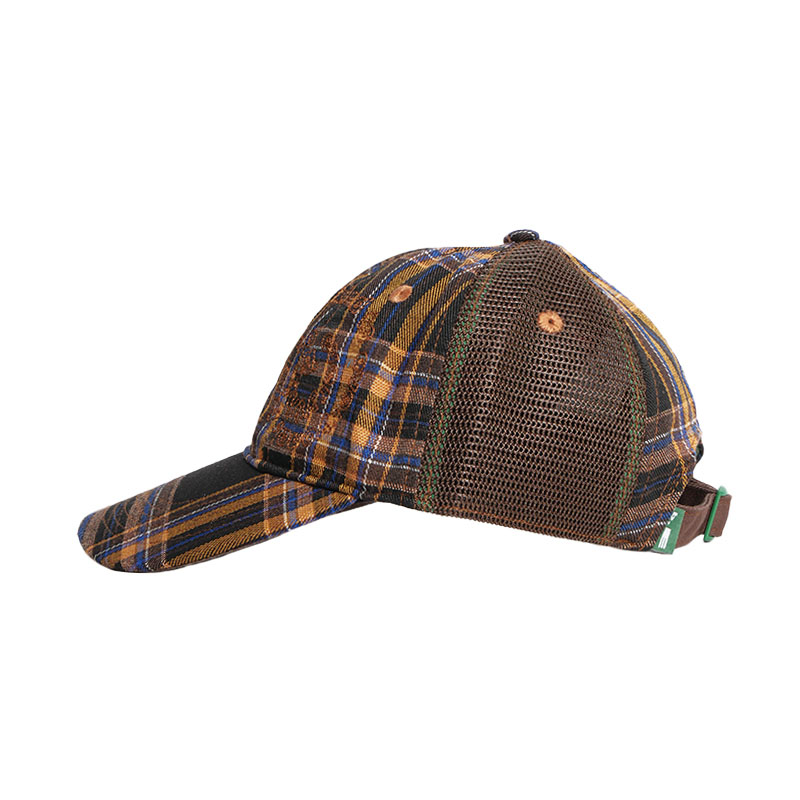 b.Eautiful(ビューティフル)/ B-Turn Low Profile Hat -BROWN PLAID-