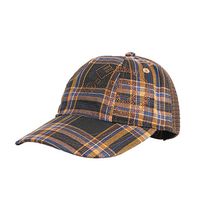 b.Eautiful(ビューティフル)/ B-Turn Low Profile Hat -BROWN PLAID-