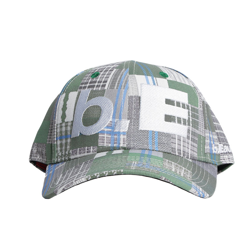 b.Eautiful(ビューティフル)/ b.E Hat -GREEN MIX CHECKER-