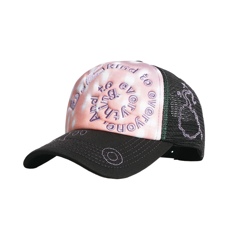 b.Eautiful(ビューティフル)/ Bi Foam Trucker Hat -FADED STAR/BLACK-