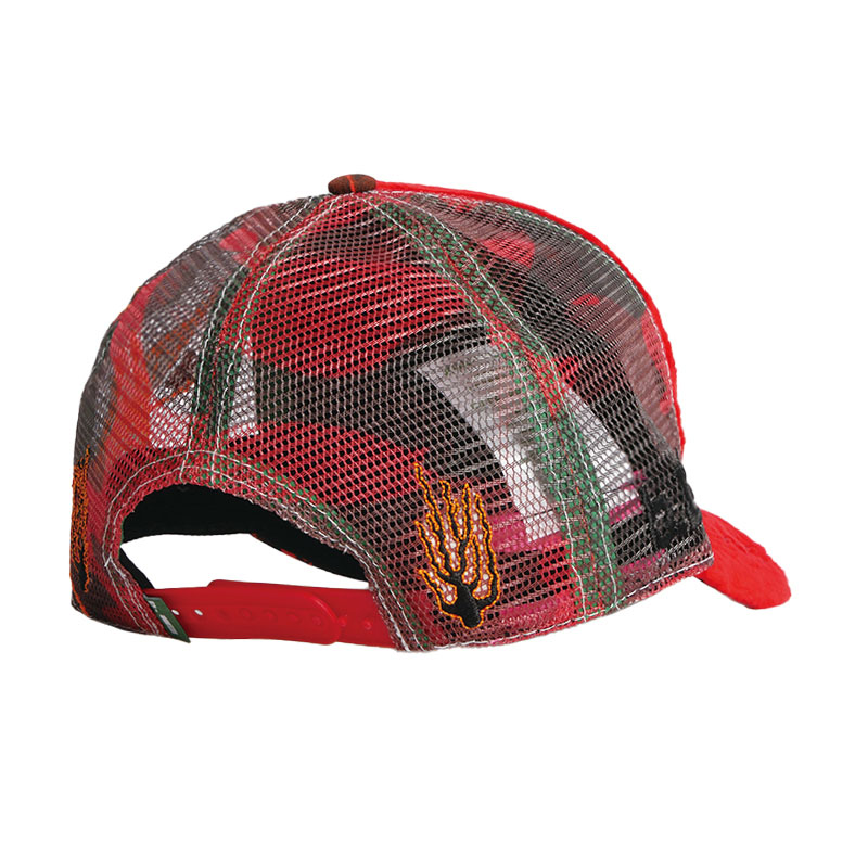 b.Eautiful(ビューティフル)/ Biyu Hat -RED PLUSH/FIRE CAMO-