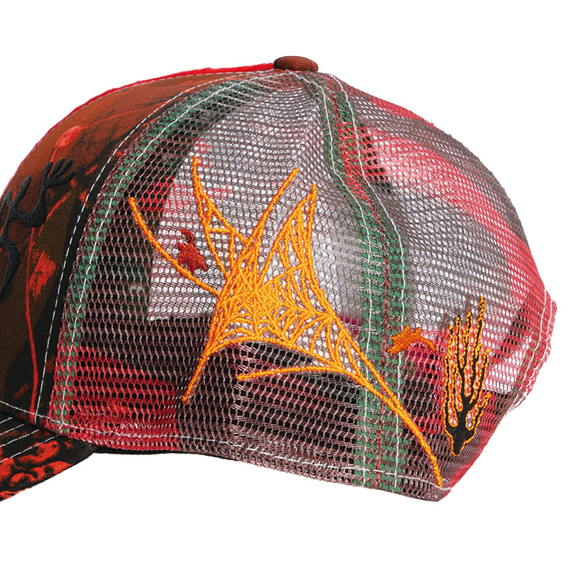 b.Eautiful(ビューティフル)/ Biyu Hat -RED PLUSH/FIRE CAMO-