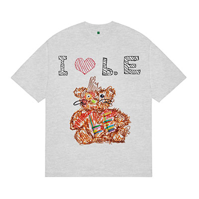 b.Eautiful(ビューティフル)/ b.Eautiful x Shoma Mitani I ＜3 b.E T-Shirt -HEATHER GREY-