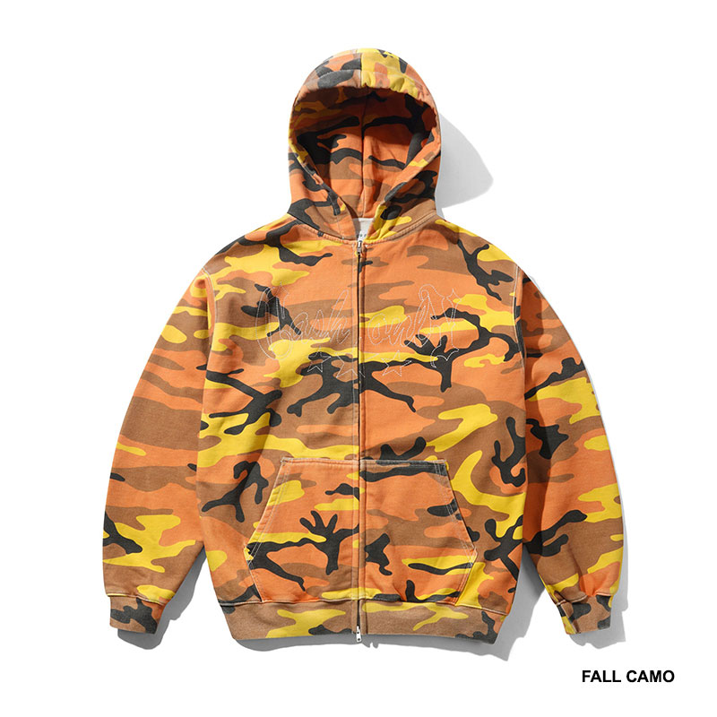 CASH ONLY(キャッシュオンリー)/ Strip Zip-Thru Hood -2.COLOR-