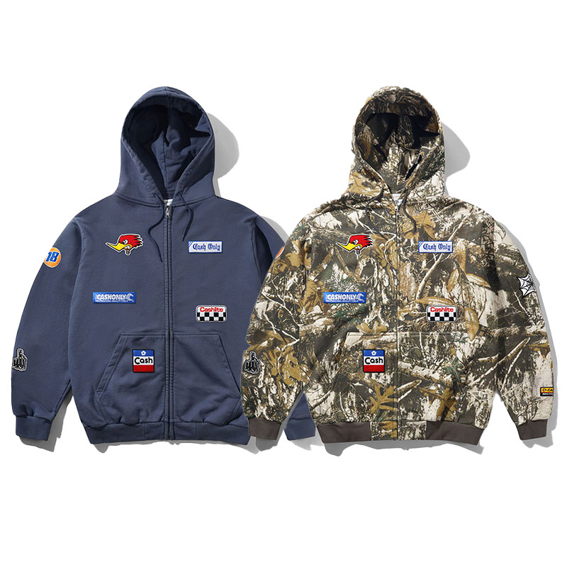 CASH ONLY(キャッシュオンリー)/ Service Zip-Thru Hood -2.COLOR-