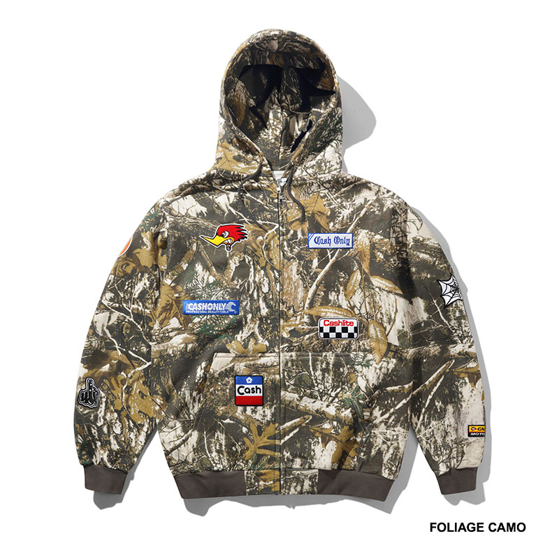 CASH ONLY(キャッシュオンリー)/ Service Zip-Thru Hood -2.COLOR-