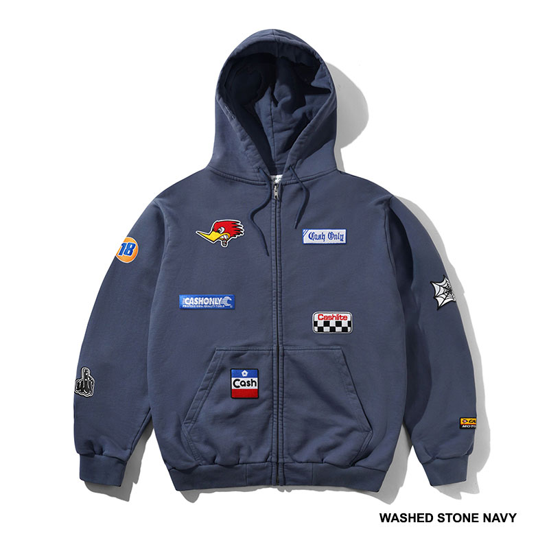 CASH ONLY(キャッシュオンリー)/ Service Zip-Thru Hood -2.COLOR-
