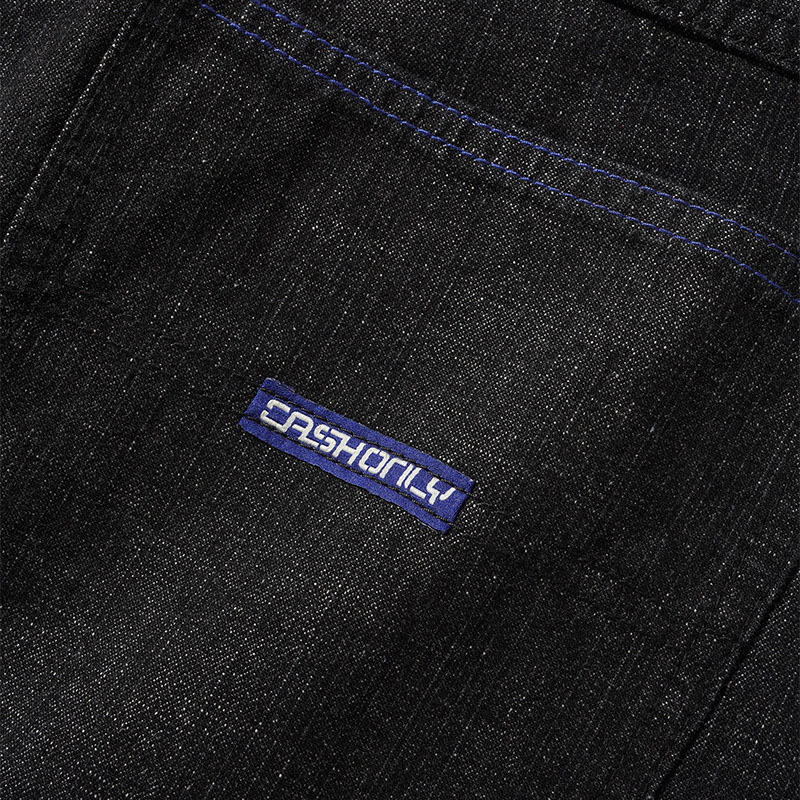 CASH ONLY(キャッシュオンリー)/ Break Denim Jeans -STREAKY BLACK-