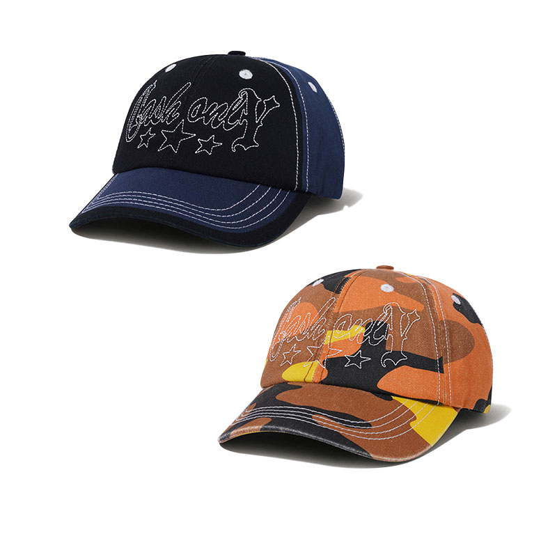 CASH ONLY(キャッシュオンリー)/ Strip 6 Panel Cap -2.COLOR-