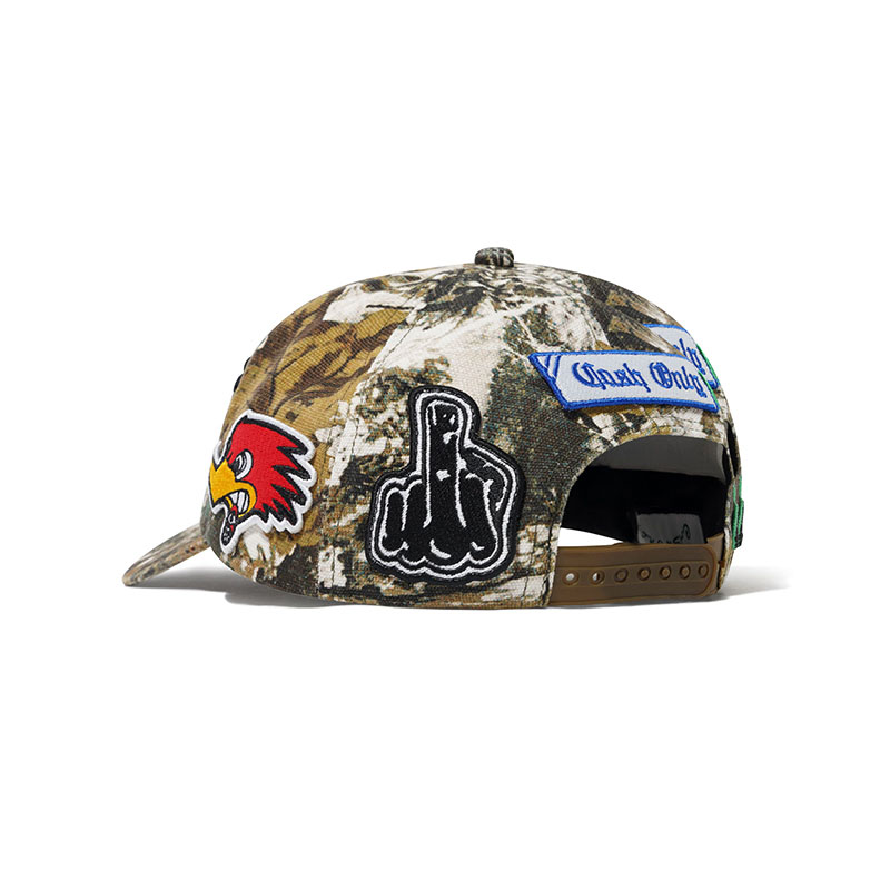 CASH ONLY(キャッシュオンリー)/ Service 6 Panel Cap -FOLIAGE CAMO-