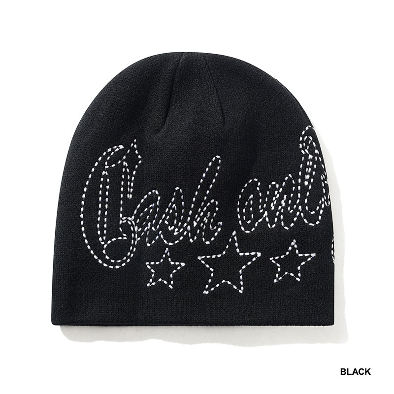 CASH ONLY(キャッシュオンリー)/ Strip Skully Beanie -2.COLOR-