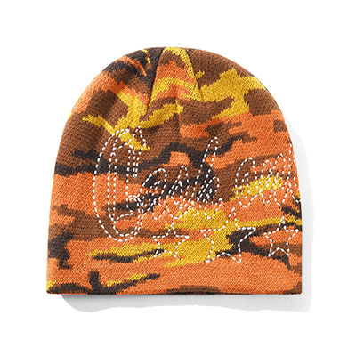 CASH ONLY(キャッシュオンリー)/ Strip Skully Beanie -2.COLOR-