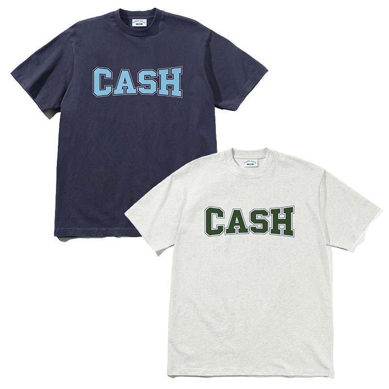 CASH ONLY(キャッシュオンリー)/ Campus T-Shirt -2.COLOR-