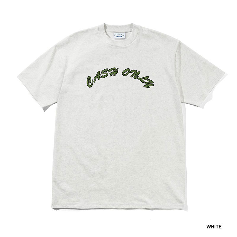 CASH ONLY(キャッシュオンリー)/ Grid Logo T-Shirt -2.COLOR-