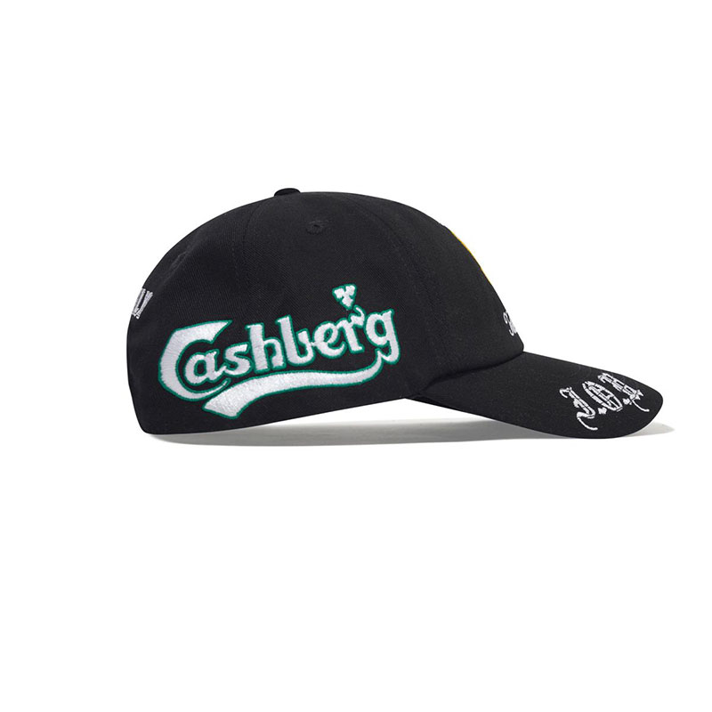 CASH ONLY(キャッシュオンリー)/ Nada 6 Panel Cap -BLACK-