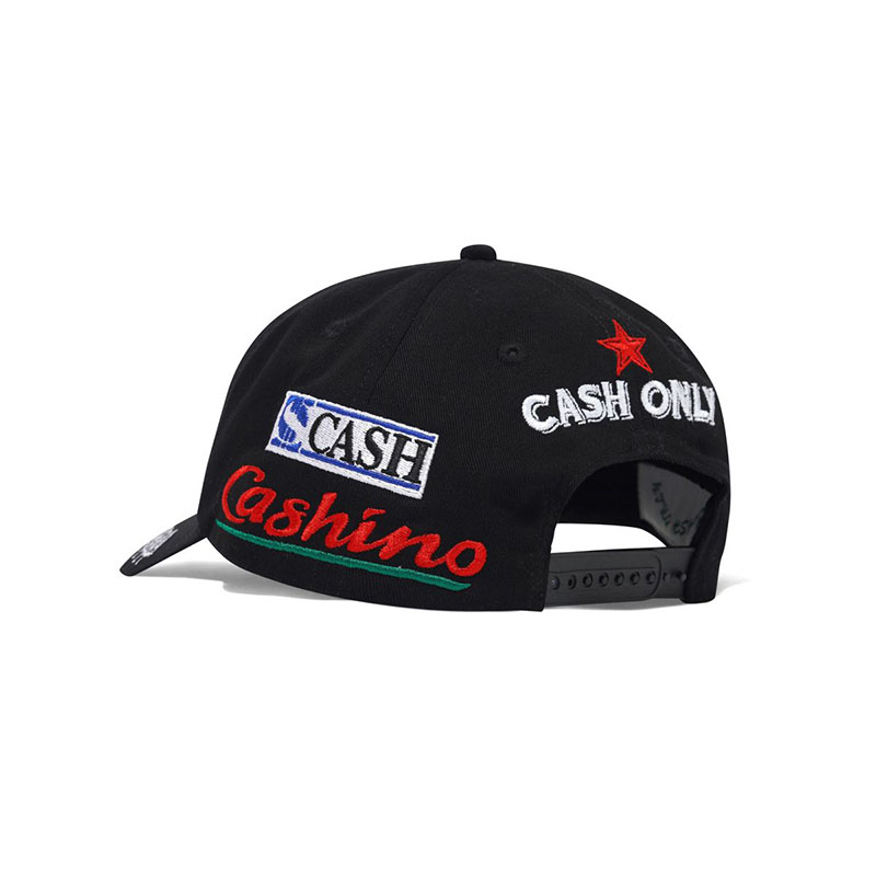 CASH ONLY(キャッシュオンリー)/ Nada 6 Panel Cap -BLACK-