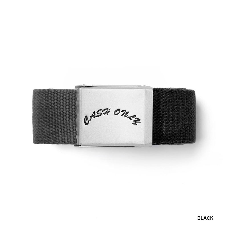 CASH ONLY(キャッシュオンリー)/ Logo Web Belt -2.COLOR-