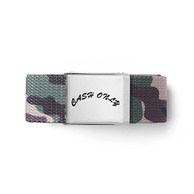 CASH ONLY(キャッシュオンリー)/ Logo Web Belt -2.COLOR-