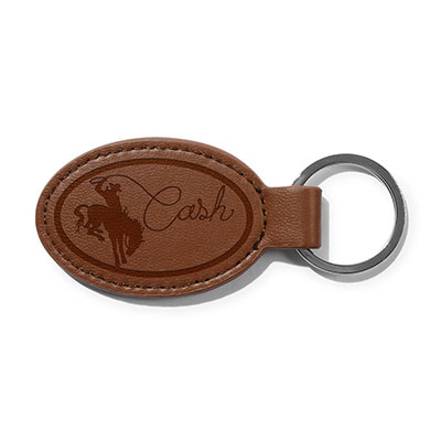 CASH ONLY(キャッシュオンリー)/ Rodeo Key Chain -TAN-　