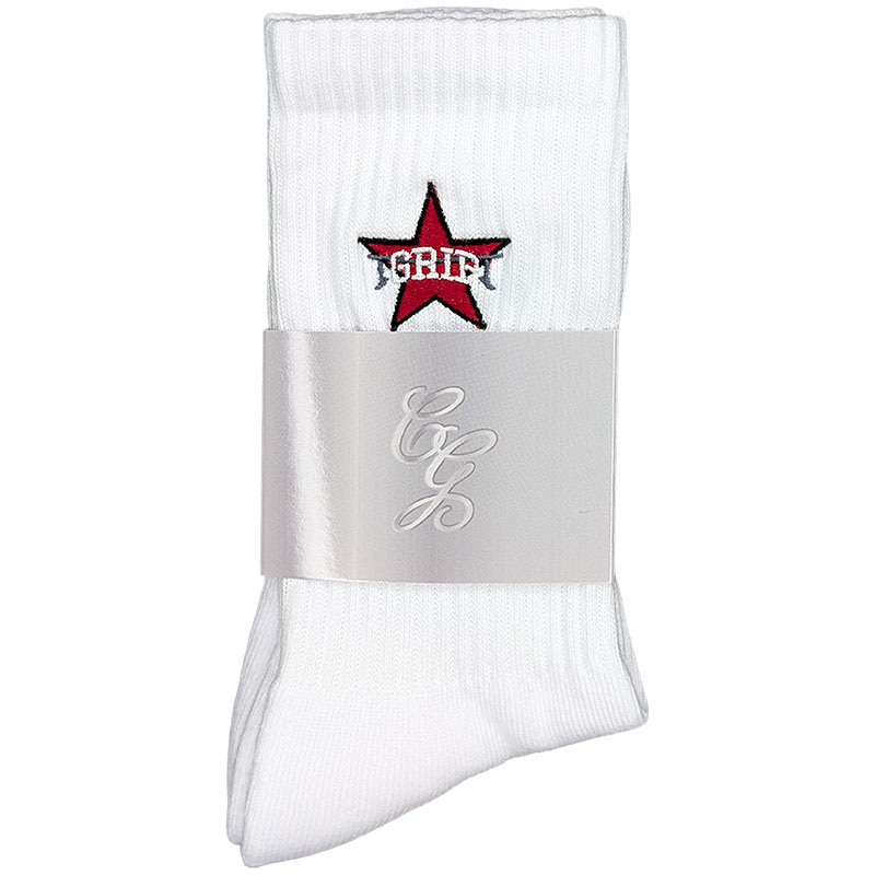 CLASSIC GRIP(クラシックグリップ)/ GRIP STAR SOCKS -WHITE-