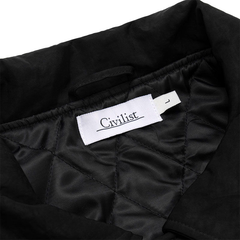 Civilist Berlin(シビリストベルリン)/ Insulated Bomber Jacket -BLACK-