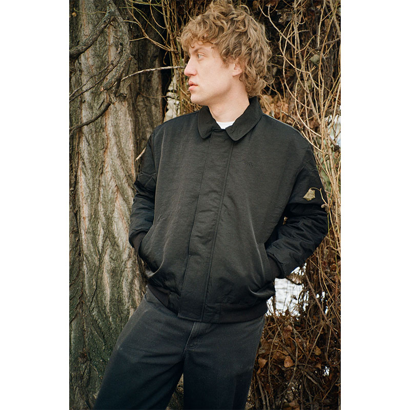 Civilist Berlin(シビリストベルリン)/ Insulated Bomber Jacket -BLACK-