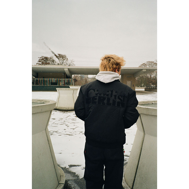 Civilist Berlin(シビリストベルリン)/ Insulated Bomber Jacket -BLACK-