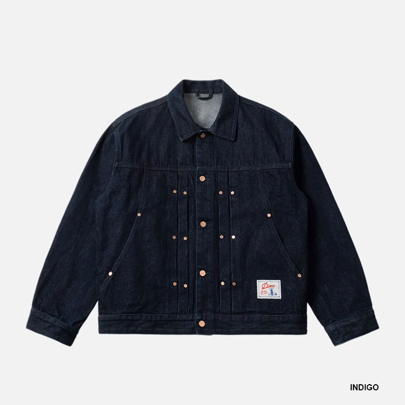 Dime MTL(ダイム)/ PLEATED DENIM JACKET -2COLOR-