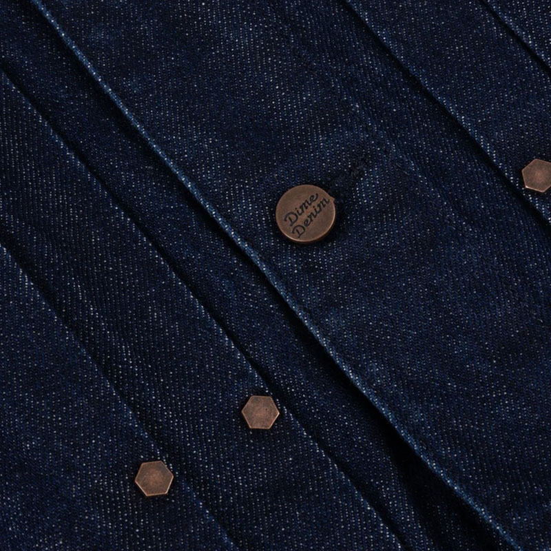 Dime MTL(ダイム)/ PLEATED DENIM JACKET -2COLOR-