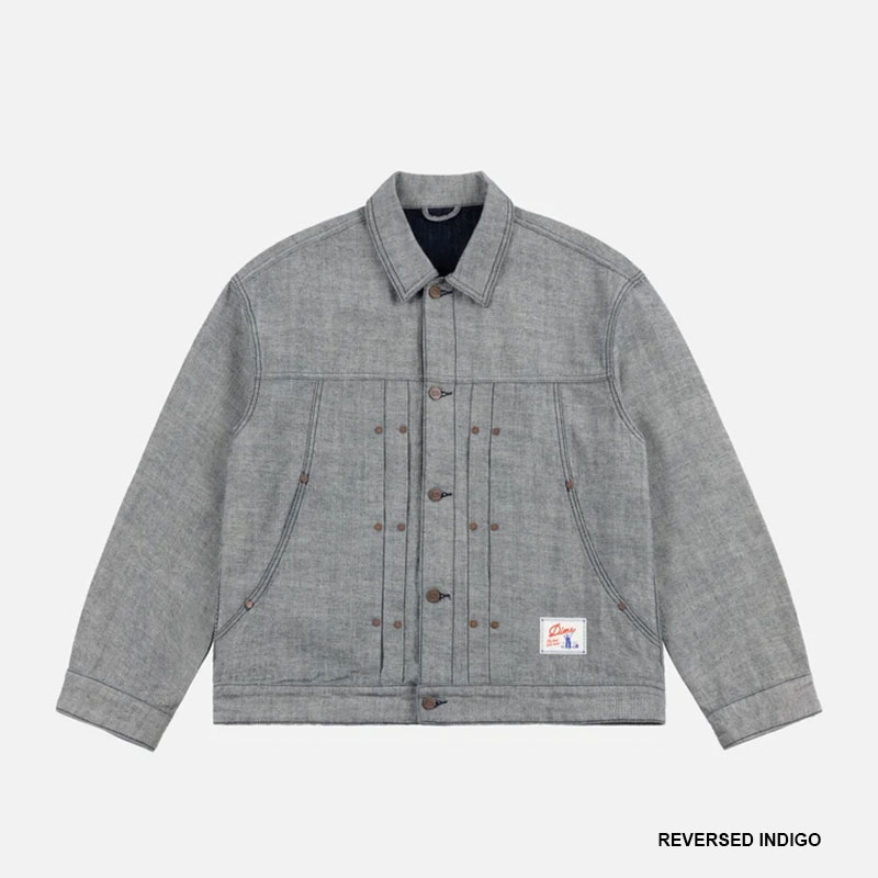 Dime MTL(ダイム)/ PLEATED DENIM JACKET -2COLOR-