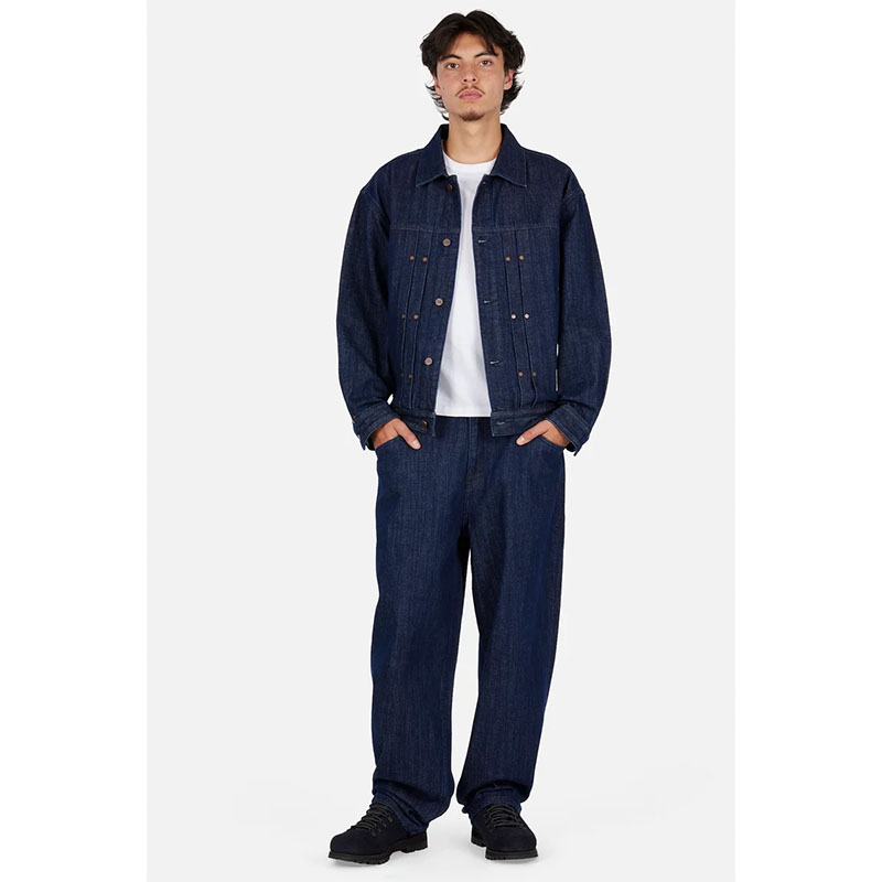 Dime MTL(ダイム)/ PLEATED DENIM JACKET -2COLOR-
