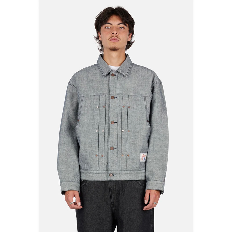 Dime MTL(ダイム)/ PLEATED DENIM JACKET -2COLOR-