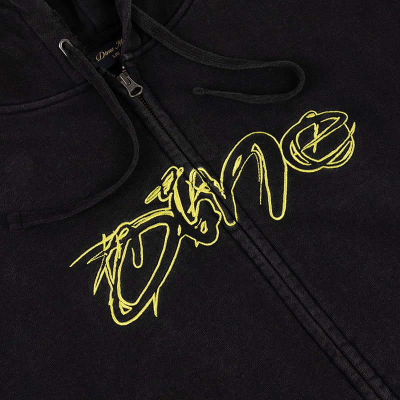 Dime MTL(ダイム)/ DISTRESSED TERRY ZIP HOODIE -2COLOR-