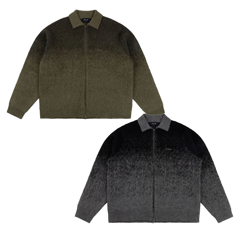 Dime MTL(ダイム)/ MOHAIR DOUBLE ZIP KNIT -2COLOR-