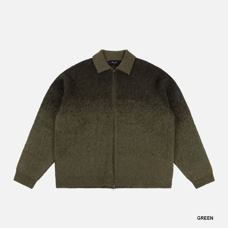 Dime MTL(ダイム)/ MOHAIR DOUBLE ZIP KNIT -2COLOR-
