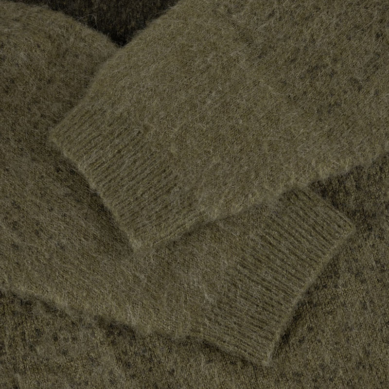 Dime MTL(ダイム)/ MOHAIR DOUBLE ZIP KNIT -2COLOR-