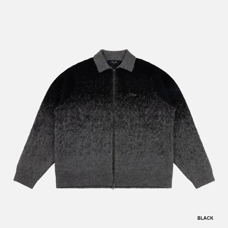 Dime MTL(ダイム)/ MOHAIR DOUBLE ZIP KNIT -2COLOR-