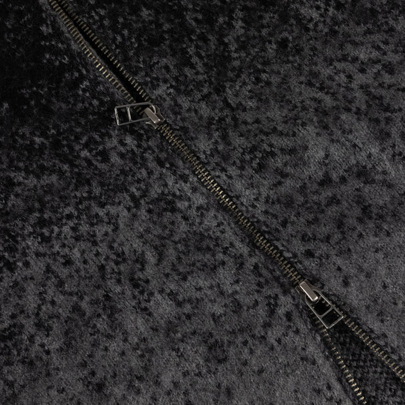 Dime MTL(ダイム)/ MOHAIR DOUBLE ZIP KNIT -2COLOR-