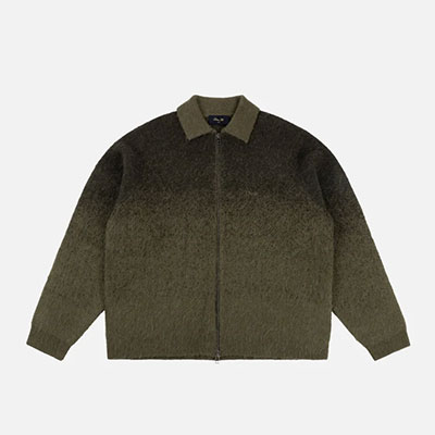 Dime MTL(ダイム)/ MOHAIR DOUBLE ZIP KNIT -2COLOR-