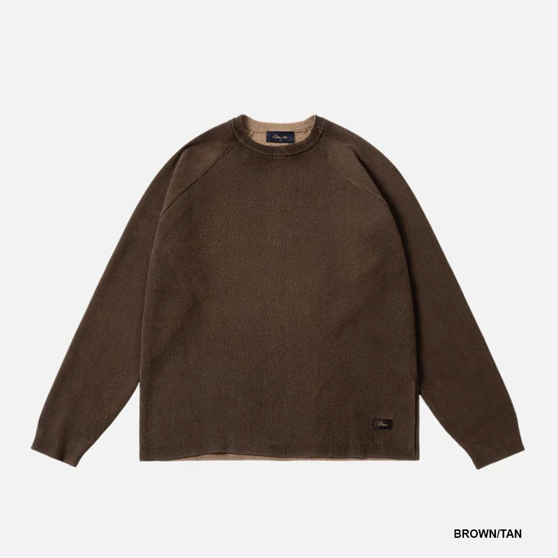 Dime MTL(ダイム)/ PRINTED RIB SWEATER -2COLOR-