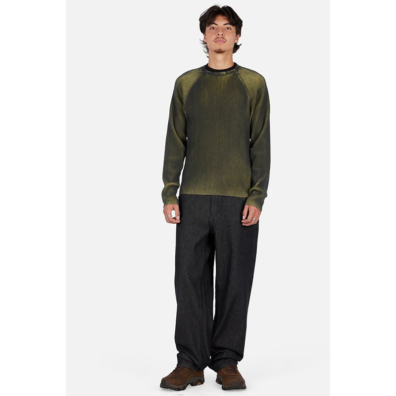 Dime MTL(ダイム)/ PRINTED RIB SWEATER -2COLOR-