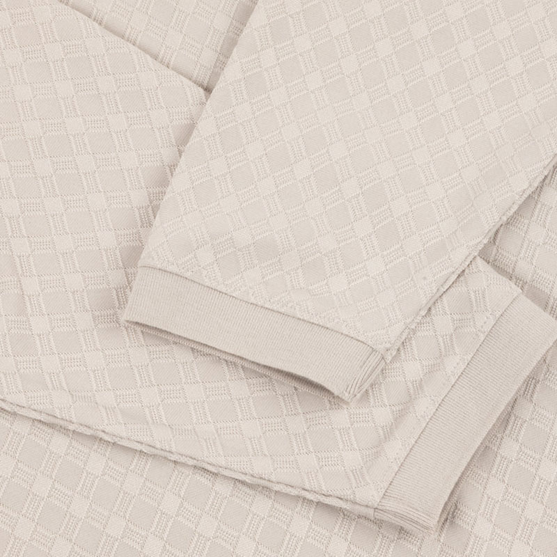 Dime MTL(ダイム)/ JACQUARD LS POLO -2COLOR-