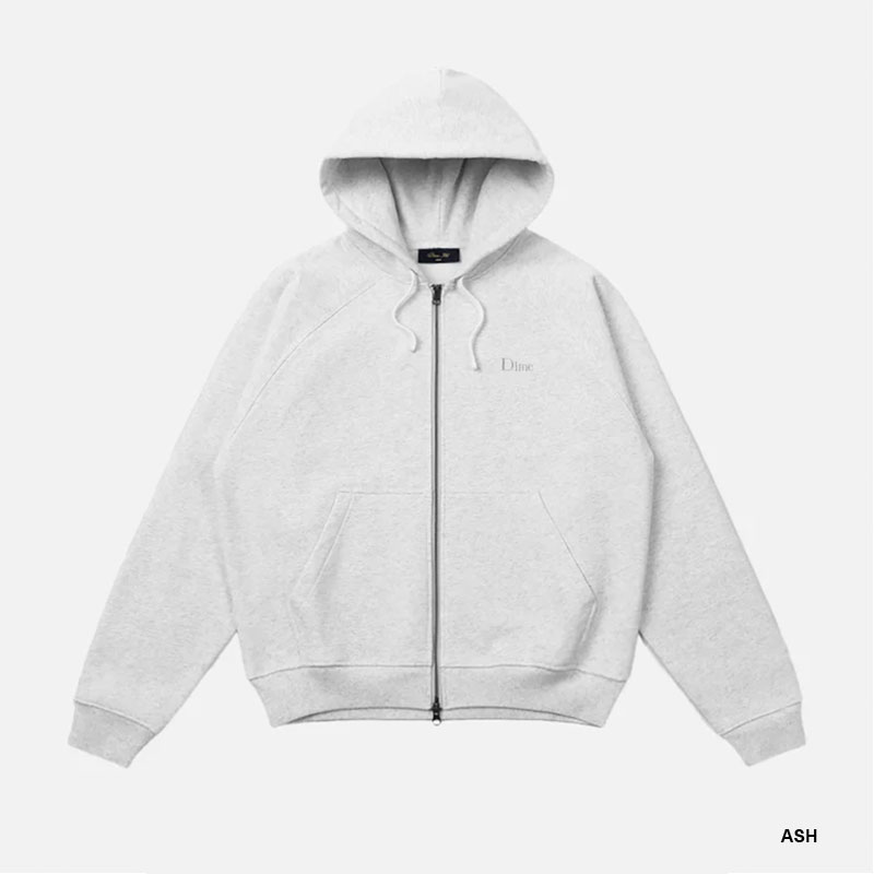 Dime MTL(ダイム)/ CLASSIC SMALL LOGO ZIP HOODIE -4COLOR-