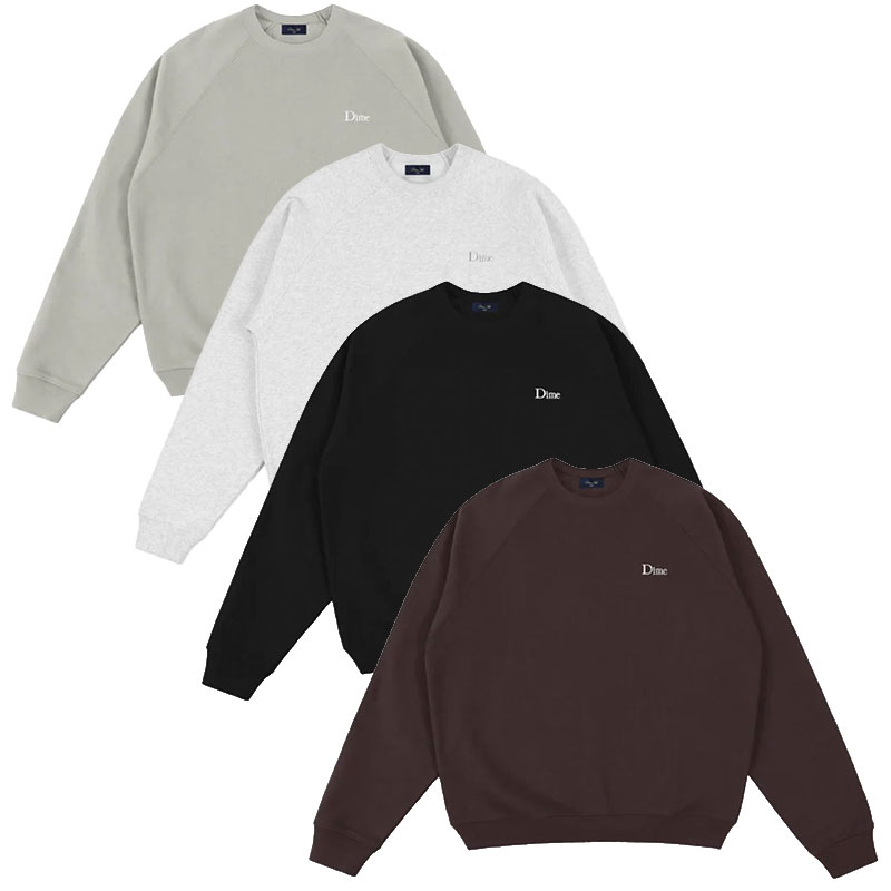 Dime MTL(ダイム)/ CLASSIC SMALL LOGO CREWNECK -4COLOR-