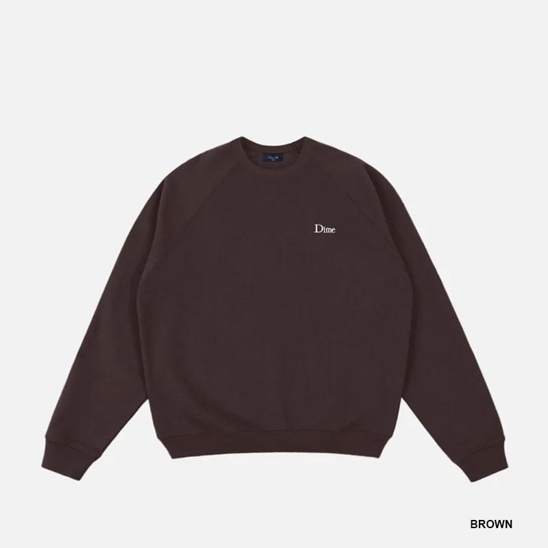Dime MTL(ダイム)/ CLASSIC SMALL LOGO CREWNECK -4COLOR-