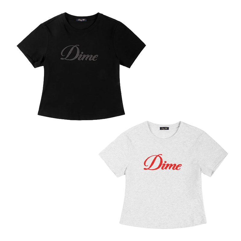 Dime MTL(ダイム)/ CURSIVE CROCHET TEE -2COLOR- (LADIES)
